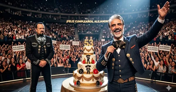 Pepe Aguilar y Alejandro Fernández