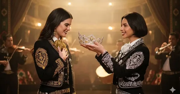 Camila Fernández y Ángela Aguilar
