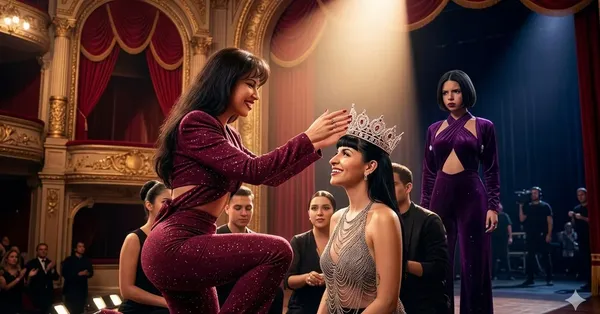 Selena, Cazzu y Ángela Aguilar