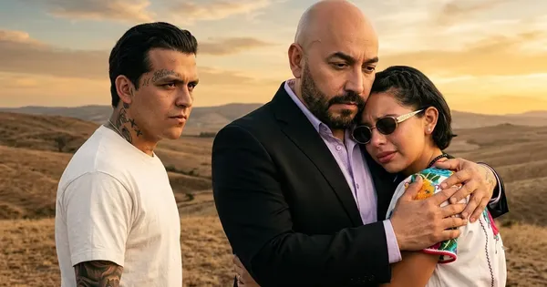 Christian Nodal, Lupillo Rivera y Ángela Aguilar