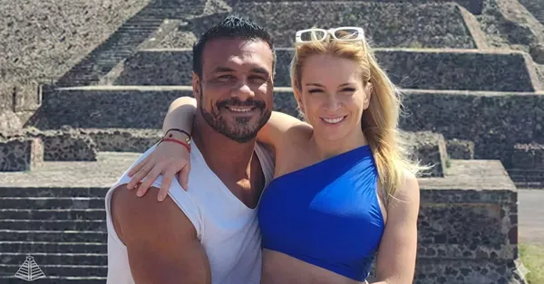 Alberto del Río 'El Patrón' y su esposa Mary Carmen Rodríguez