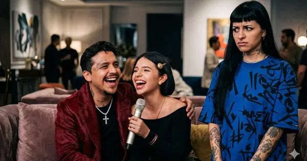 Nodal, Ángela Aguilar y Cazzu