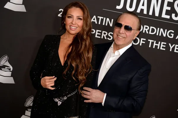 Artistas como Jennifer López estuvieron el día de la boda de Thalía.