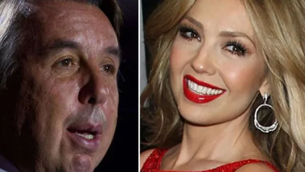 Thalía estuvo en boca de todos cuando comenzaba su carrera como actriz y se le vinculó a Emilio Azcárraga.