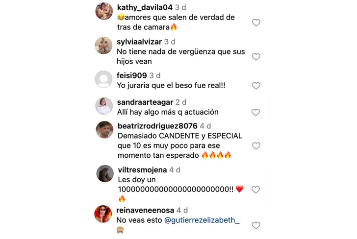 Comentarios vía Instagram Telemundo