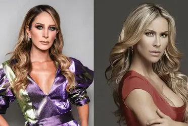 Ambas actrices coincidieron en la pantalla de Telemundo en una entrevista y así fue su trato