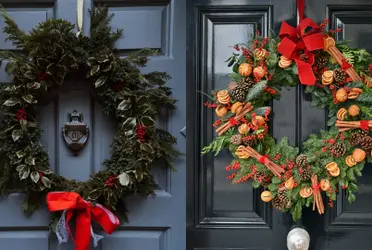 El significado de las coronas navideñas en la puerta del hogar