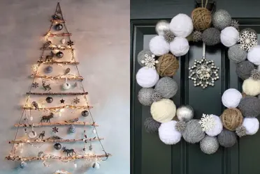Te contamos de algunas ideas para poder hacer una gran decoración navideña con bajo presupuesto