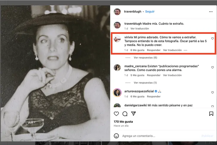 Vía Instagram Óscar Traven