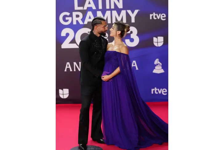 Maluma y Susana González en los Latin Grammy 2023