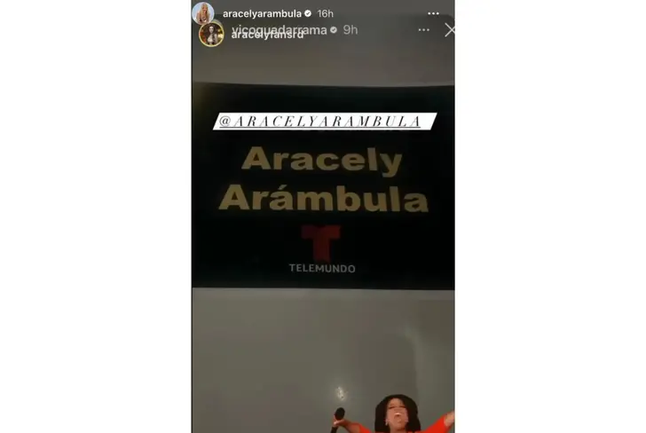 Vía Instagram Aracely Arámbula