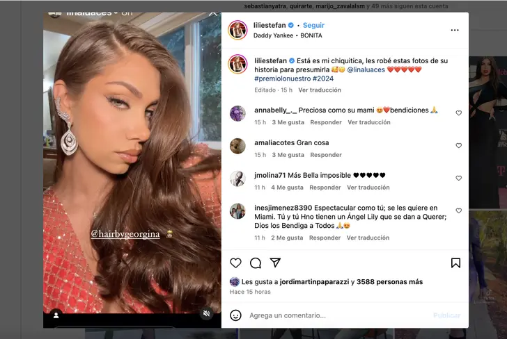 Vía Instagram Lili Estefan