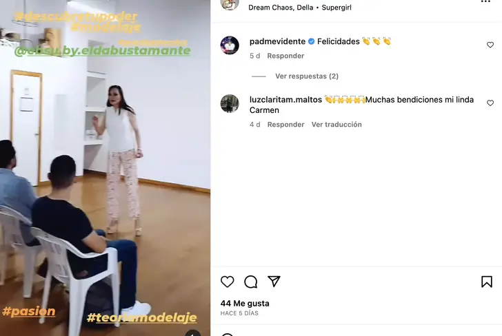 Vía Instagram Carmen Campuzano