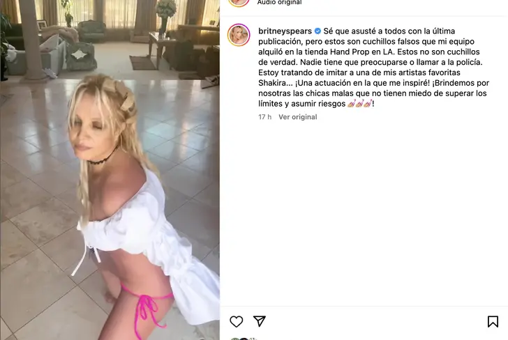Vía Instagram Britney Spears
