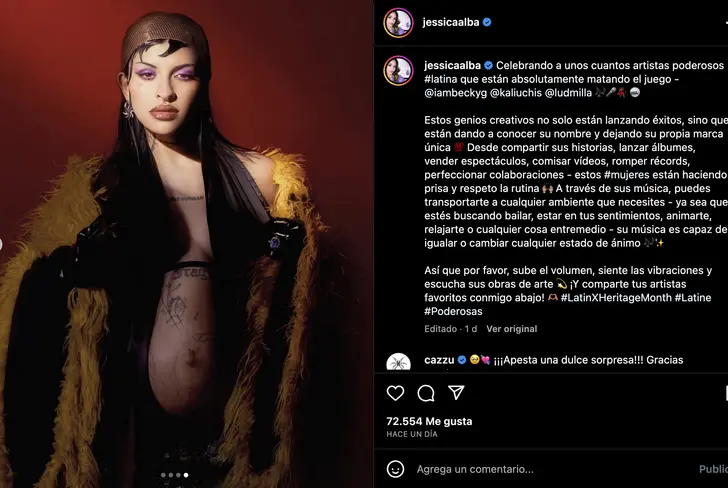 Vía Instagram Jessica Alba
