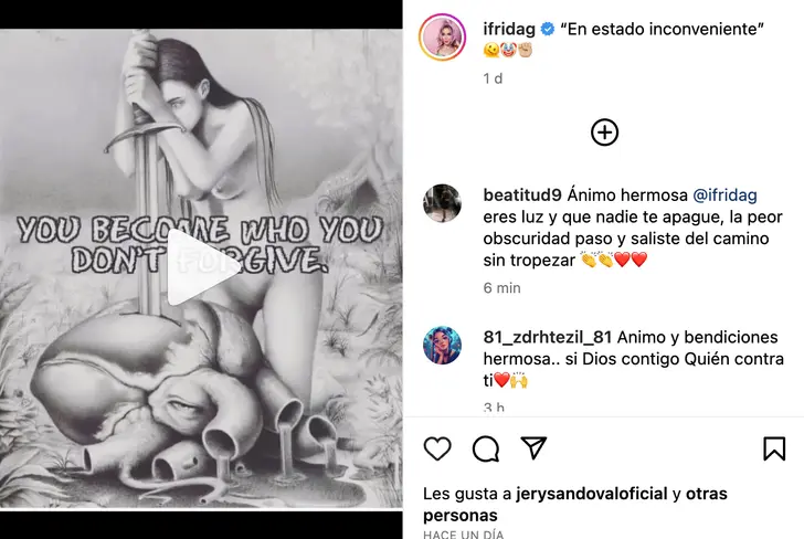 Vía Instagram Frida Sofía