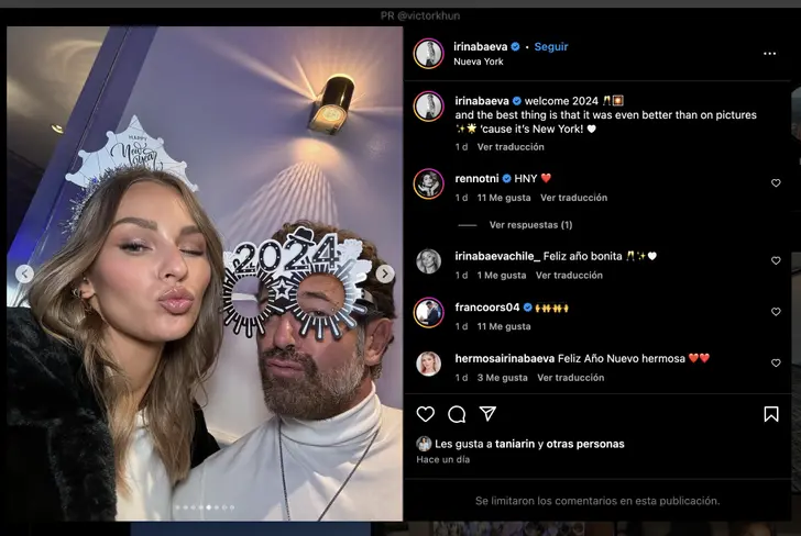 Vía Instagram Irina Baeva