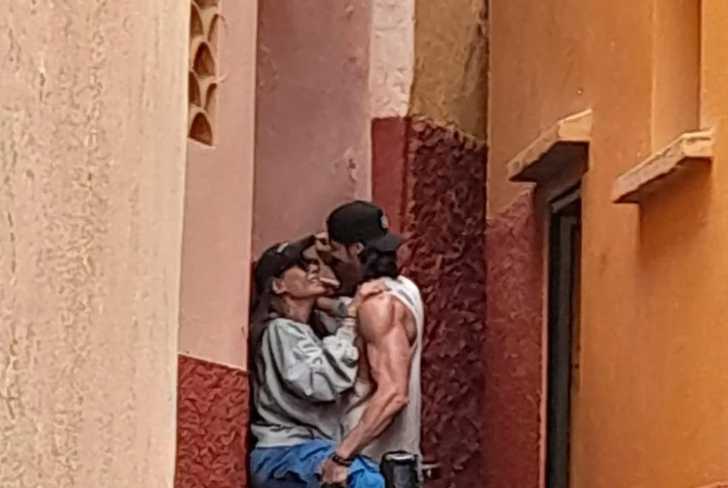 Galilea Montijo y su novio en el callejón del beso en Guanajuato