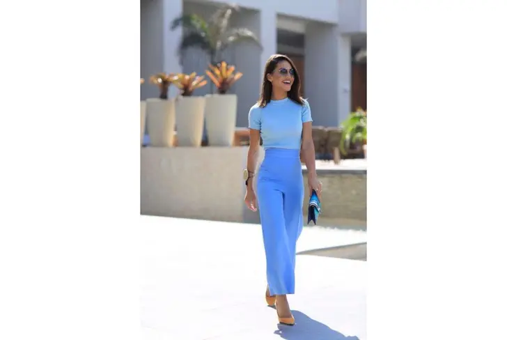 Outfit en color azul