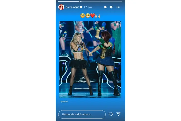 Vía Instagram stories Dulce María