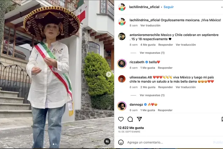 Vía Instagram María Antonieta de las Nieves