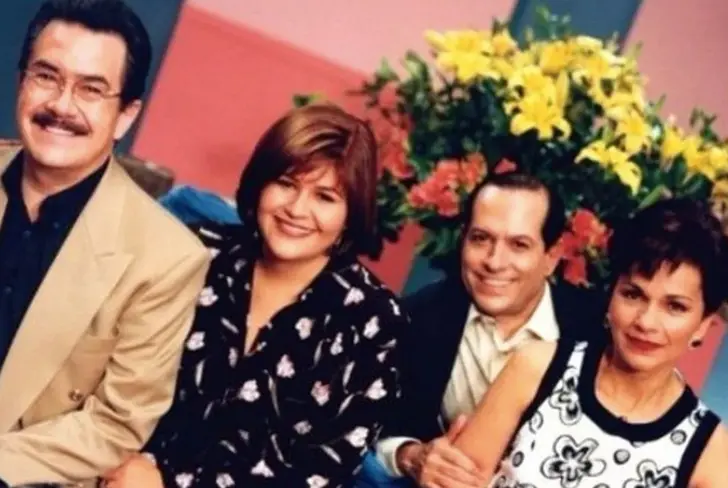 Primer elenco de 'Ventaneando'z: Pedro Sola, Martha Figueroa, Pepillo Origel y Pati Chapoy