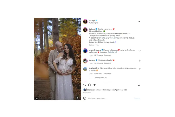 Vía Instagram Julián Gil