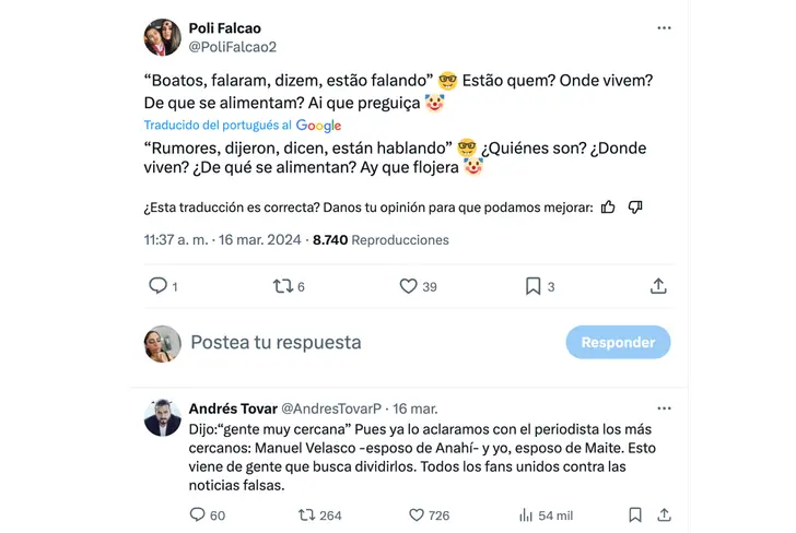 Vía Twitter Andrés Tovar
