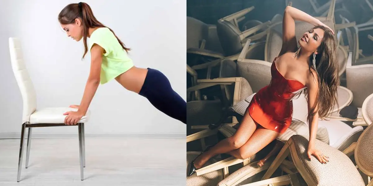 El ejercicio que te ayudará a tener la cintura de Thalía sin salir de casa. Sólo necesitas una silla