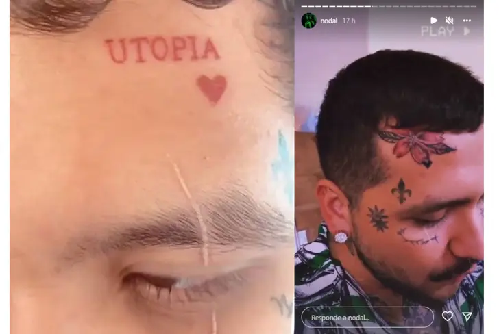 Nodal tatuaje 'utopía'