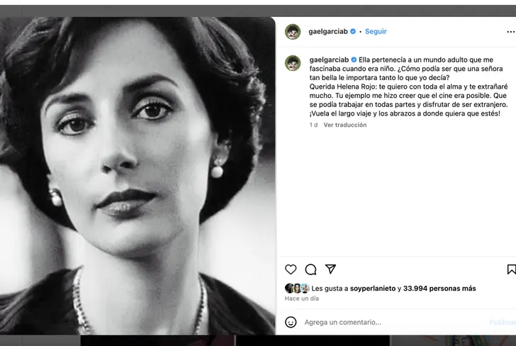 Vía Instagram Gael García Bernal