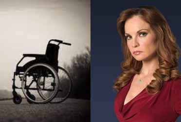 La actriz Mónica Dossetti quedó en silla de ruedas debido a que sufre de una enfermedad degenerativa