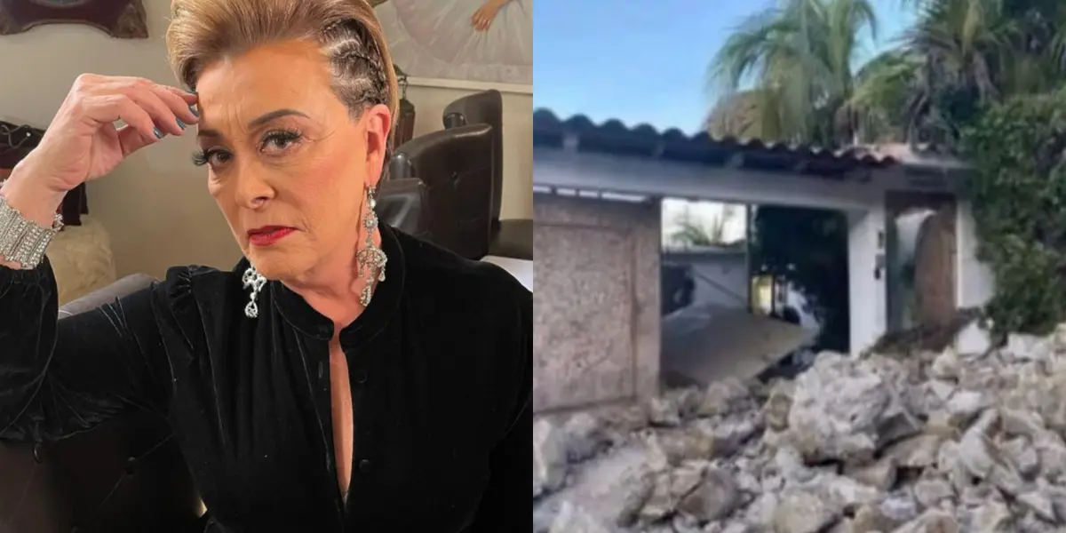 La actriz sufrió graves daños en propiedades que tenía en el Puerto de Acapulco