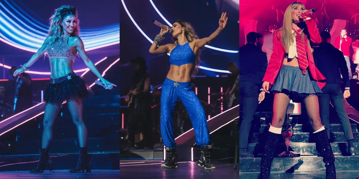 La cantante ha deslumbrado con su inigualable estilo durante la gira del reencuentro de RBD