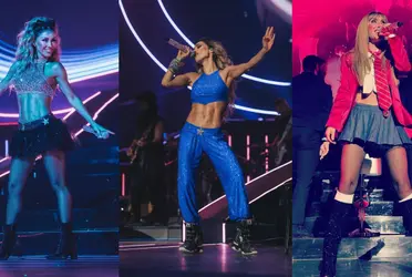 Los vestuarios de Anahí más impactantes durante la gira del reencuentro de RBD  