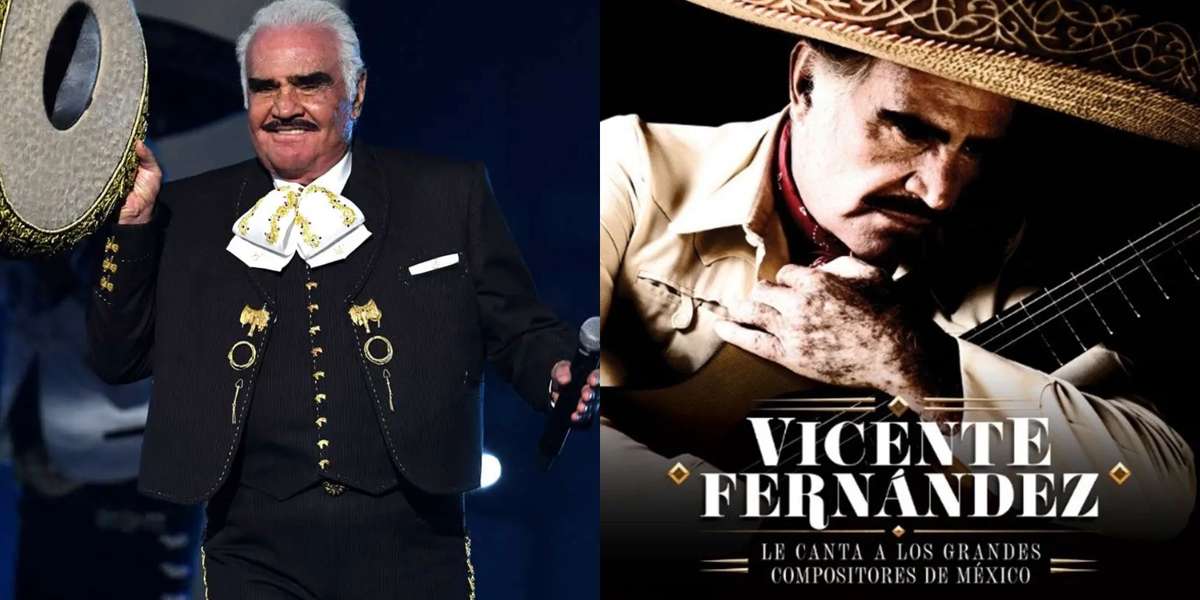 Anuncian disco inédito de Vicente Fernández a un año de su muerte