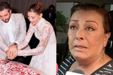 Mientras Michelle Salas estaba en su boda, su abuela Sylvia Pasquel sufrió un accidente y fue hospitalizada