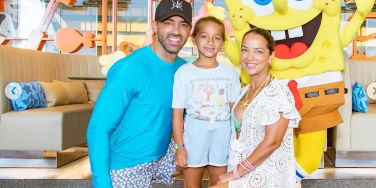 Toni Costa y Adamari López s eunieron para celebrar el cumpleaños nueve de su hija